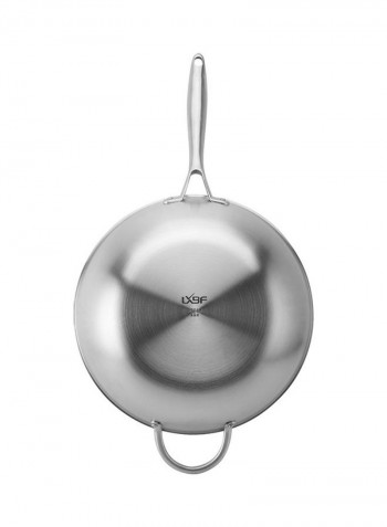 Stainless Steel Non Stick  Cooking Pot Silver 60x15x34cm