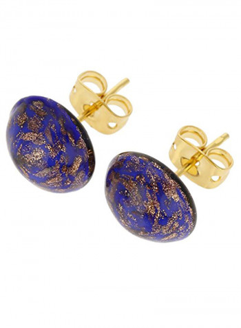 Murano Glass Starlight Small  Metal Studs