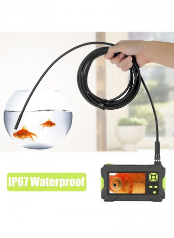 Waterproof Hand-Held High-Definition Display Endoscope Borescope Inspection Camera With Wire