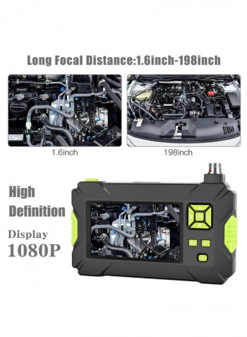 Waterproof Hand-Held High-Definition Display Endoscope Borescope Inspection Camera With Wire