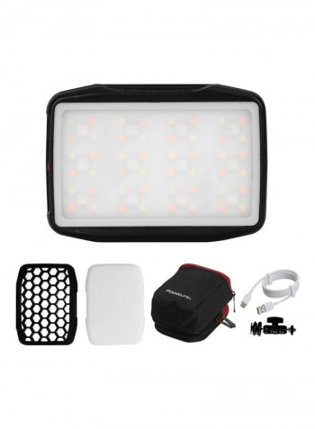 Pocket Light LED Video Light On Camera Rechargeable Fill Light Black/White