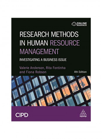 Research Methods In Human Resour Paperback English by Valerie Anderson - 43830