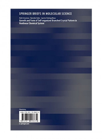 Growth and Form of Self-organized Branched Crystal Pattern in Nonlinear Chemical System Paperback