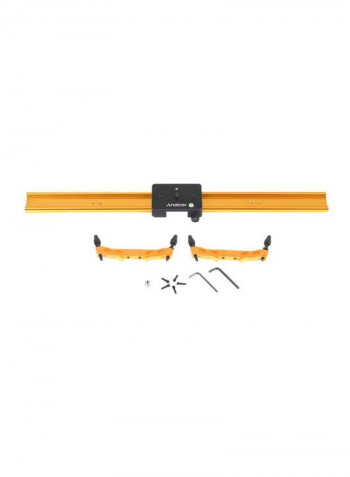 Video Track Slider Stabilizer 60cm Yellow/Black