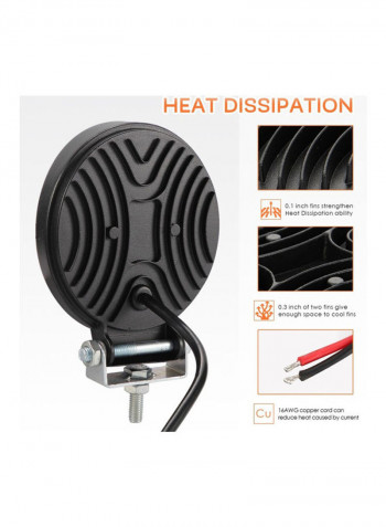 2-Piece Round LED Pods Driving Lights
