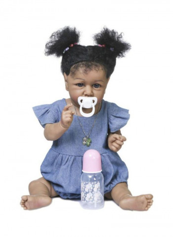 Saskia African American Baby Doll 55cm