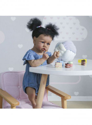 Saskia African American Baby Doll 55cm