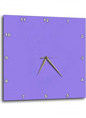 Analog Wall Clock Lavender