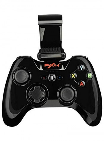 MFi Certified Wireless Game Controller, PXN 6603 Bluetooth Gamepad, YF2009 Gaming Controller Joypad with Adjustable Clamp Holder Compatible with IOS iPhone/iPad/iPod/Apple TV (Black)