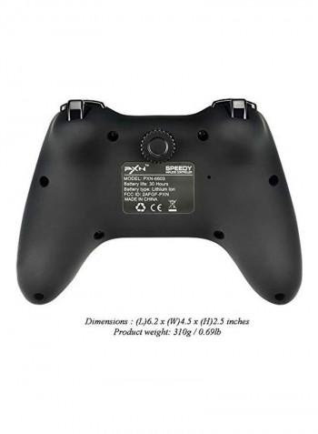 MFi Certified Wireless Game Controller, PXN 6603 Bluetooth Gamepad, YF2009 Gaming Controller Joypad with Adjustable Clamp Holder Compatible with IOS iPhone/iPad/iPod/Apple TV (Black)