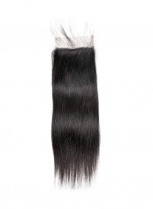 Straight Human Hair Lace Frontal Wig Natural Black 2X1.02X0.98inch