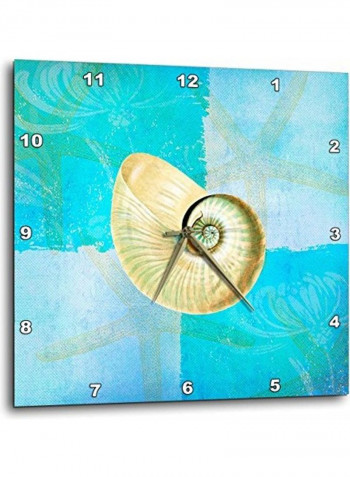 Decorative Printed Wall Clock Multicolour 13x13inch