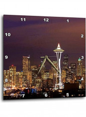 Printed Wall Clock Multicolour 13x13inch