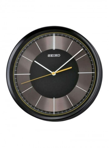 Round Wall Clock Black/Grey/White 12x2.04inch