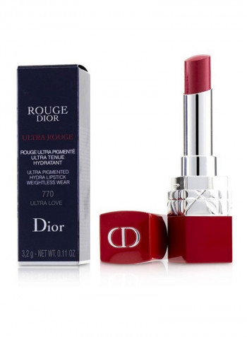 Ultra Rouge Ultra Pigmented Hydra Lipstick 770 Ultra Love