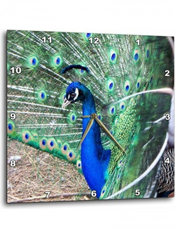 Wall Clock Multicolour 13x13x0inch