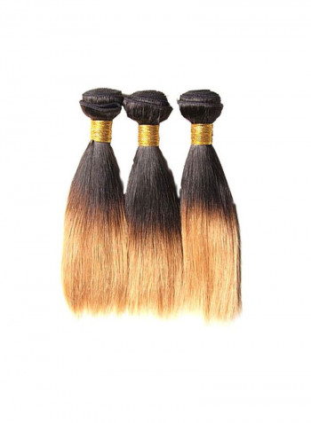 3-Bundle Straight Weave Hair Extension Honey Blonde