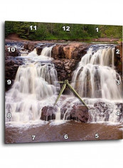 DPP 91405 3 Minnesota Lake Superior Gooseberry Waterfalls Wall Clock3 Multicolour 15x15inch