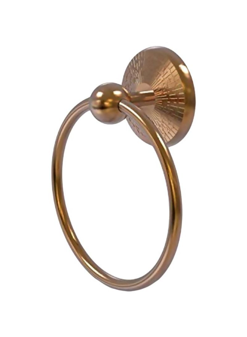 Prestige Monte Carlo Collection Towel Ring Brushed Bronze 6inch