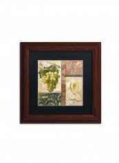Sofia I Wooden Framed Wall Art Multicolour 11 x 11inch