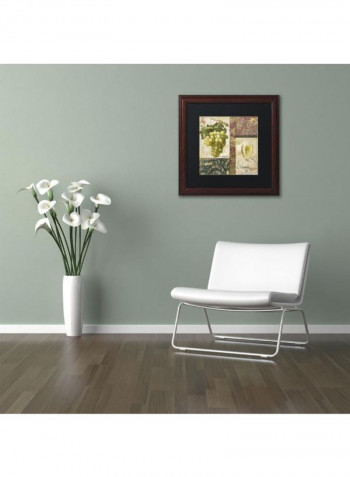 Sofia I Wooden Framed Wall Art Multicolour 11 x 11inch
