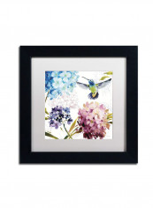 Spring Moon 2 Wooden Framed Wall Art Blue/Pink 11 x 14inch