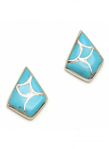 Trapezoid 925 Sterling Silver Earrings