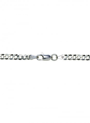 925 Sterling Silver Curb Chain Necklace
