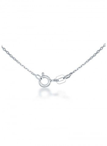 925 Sterling Silver Opal Cat Pendant Necklace