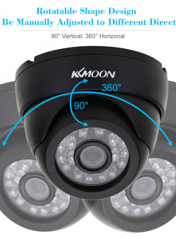 4 Piece 720P CCTV Camera Security Kit