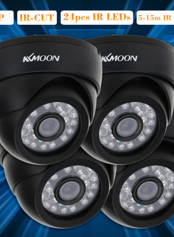 4 Piece 720P CCTV Camera Security Kit