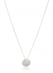 925 Sterling Silver One in a Million Sand Dollar Charm Necklace