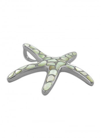 925 Sterling Silver Starfish Pendant Necklace