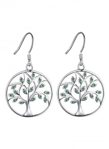 925 Sterling Silver Tree Of Life Earrings