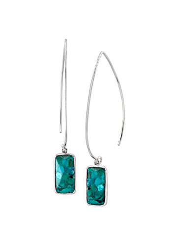 Sterling Silver Wire Drop Earrings
