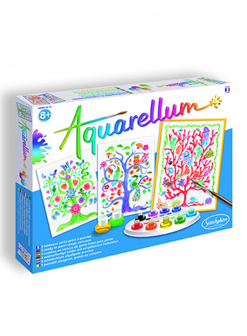 Aquarellum  Magic Canvas Large Trees Of Life Multicolour