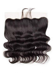 Brazilian Virgin Wavy Human Hair Extension Black 12inch
