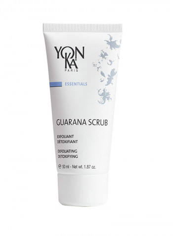 Yon-Ka Essentials Guarana Scrub Exfoliant (1.8 Ounce / 50 Milliliter) - Double-Bead Exfoliation To Purify, Polish And Invigorate Your Skin