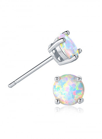 18 Karat Gold Plated Opal Tennis Jewellery Set