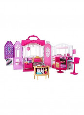Barbie Glam Getaway Portable Dollhouse With Accessories Set 6x19inch