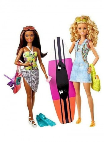 Camping Adventure Dolls Set, 2 x 14inch
