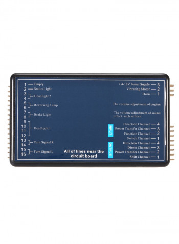 Container Truck Lighting And Voice Vibration System 16cm