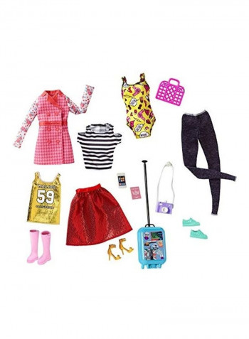 Barbie Pink Passport Travel Fashions 1 x 18inch