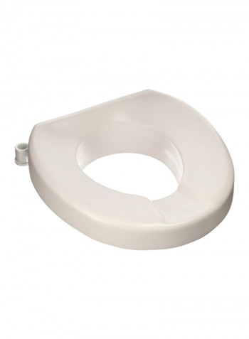 Elevated Toilet Seat White 16.5x6.8x15.5inch