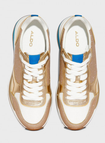 Makenna Low Top Sneaker Gold