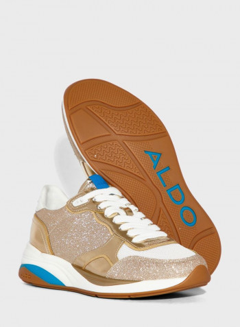 Makenna Low Top Sneaker Gold