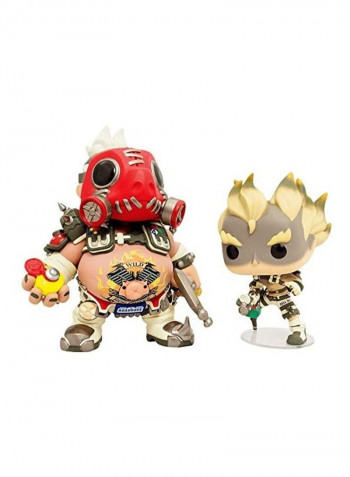 Set Of 2 Blizzard Exclusive Roadhog And Junkrat Figures 6x10inch