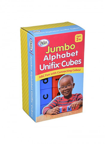 Set Of 30 Jumbo Alphabet Unifix Cubes