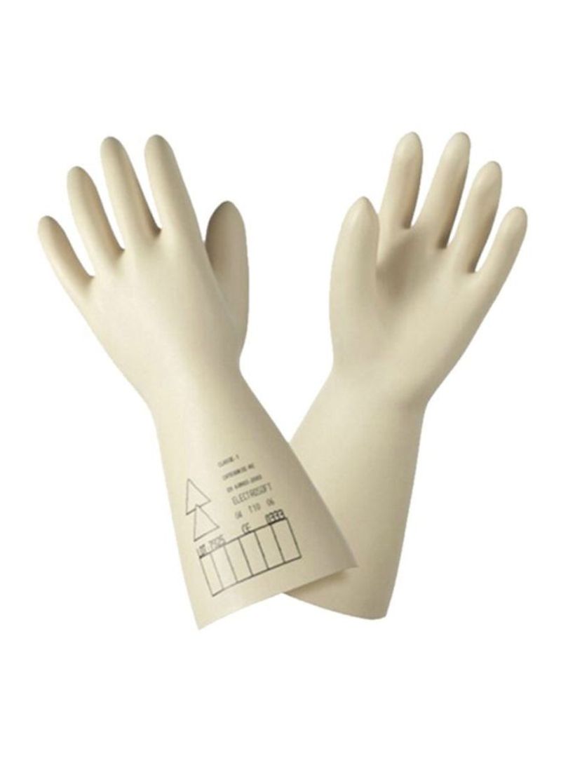 Electrosoft Class 4 Gloves White Free Size