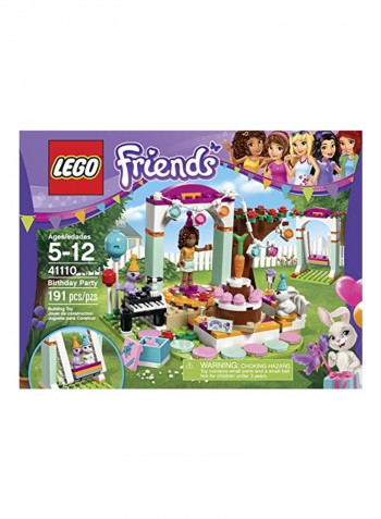 191-Piece Friends Birthday Party Building Set
